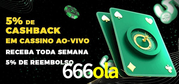 Promoções do cassino ao Vivo 666ola